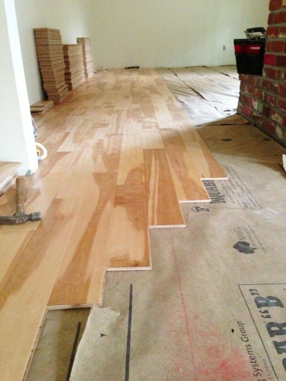 maple floor installation